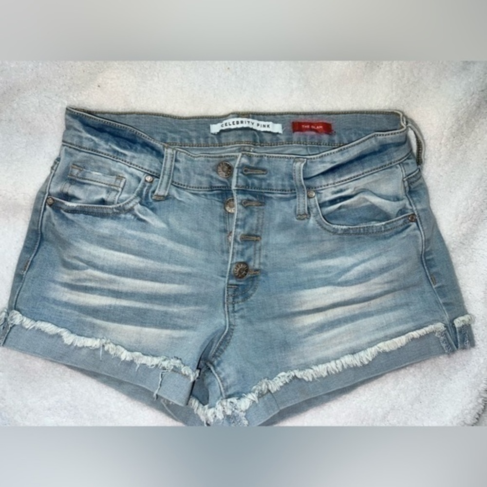 Celebrity Pink Denim Shorts